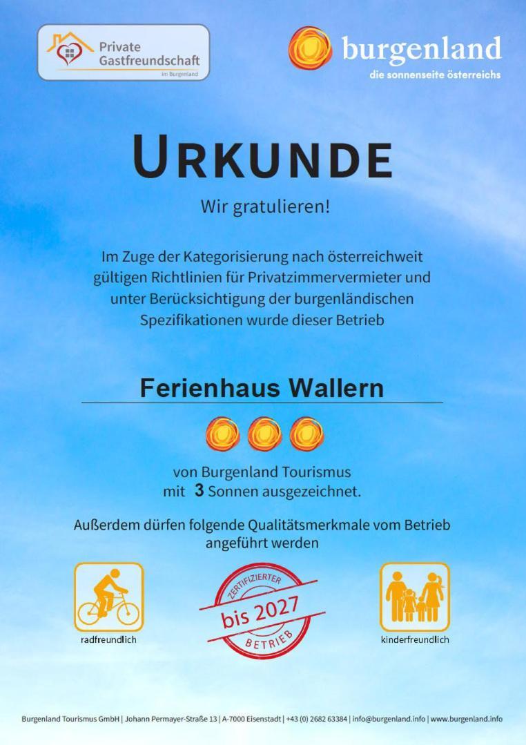 Ferienhaus Wallern Im Burgenland Экстерьер фото